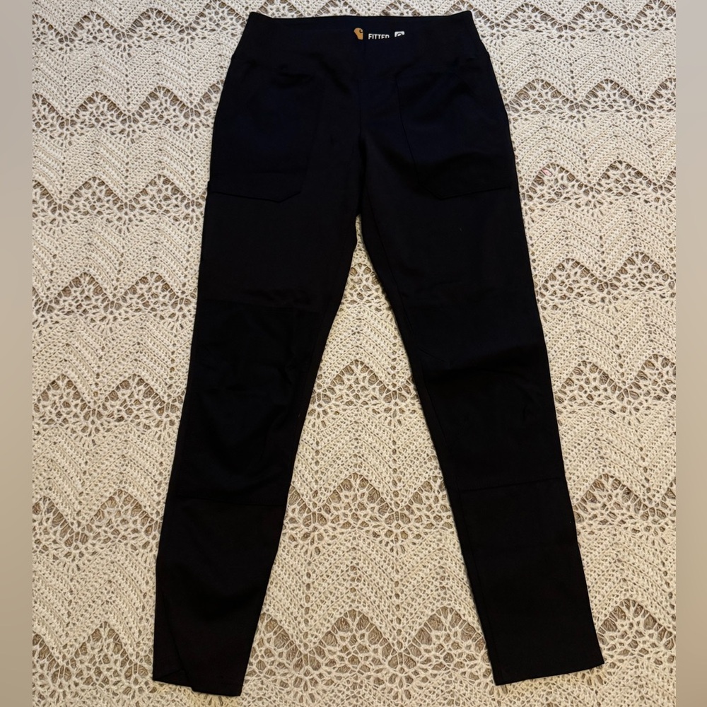 Carhartt Women’s Force Fitted Utility Leggings Black Size Small Workwear